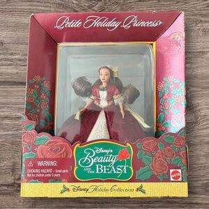 Disney's Beauty and the Beast Mattel Petite Holiday Princess Christmas Ornament